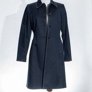 Tahari lightweight Coat Navy Blue Size 4